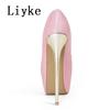 Fashion Liyke Sexy Peep Toe Party Nachtclub Stripper Pole Dance High Heels Wedding Prom Shoes Stiletto Women Platform Pumps Size 34-45