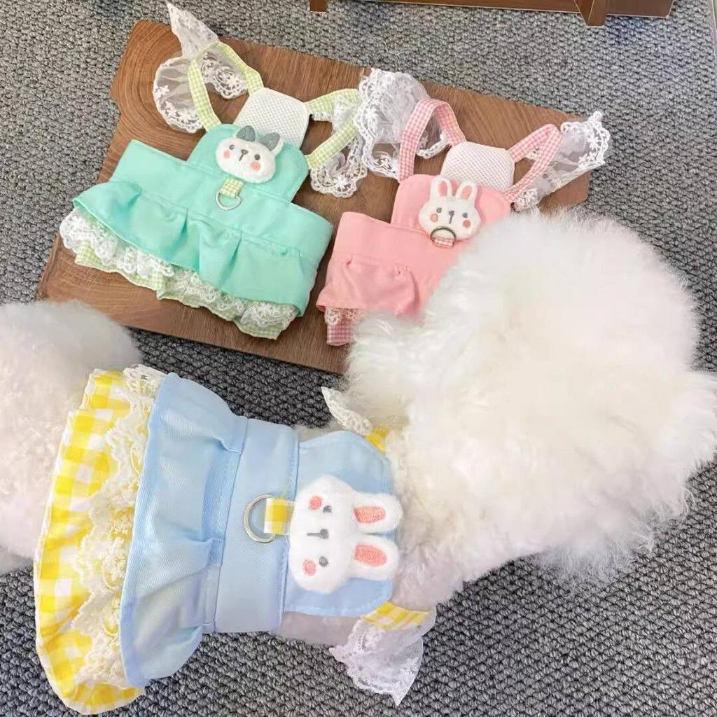 Pet dog clothes princess dress for small dogs like Teddy, Bichon, Pomeranian, Yorkshire, summer thin pet apparel