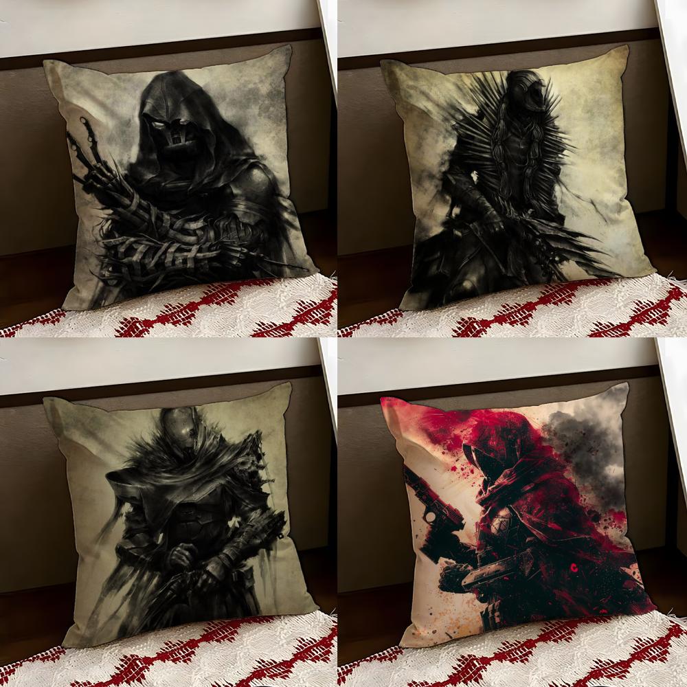 Classic DDestinyS Cushion Cover Reversible Soft Durable Pillow Cover Home Car MultiScene Use for Daily Comfort