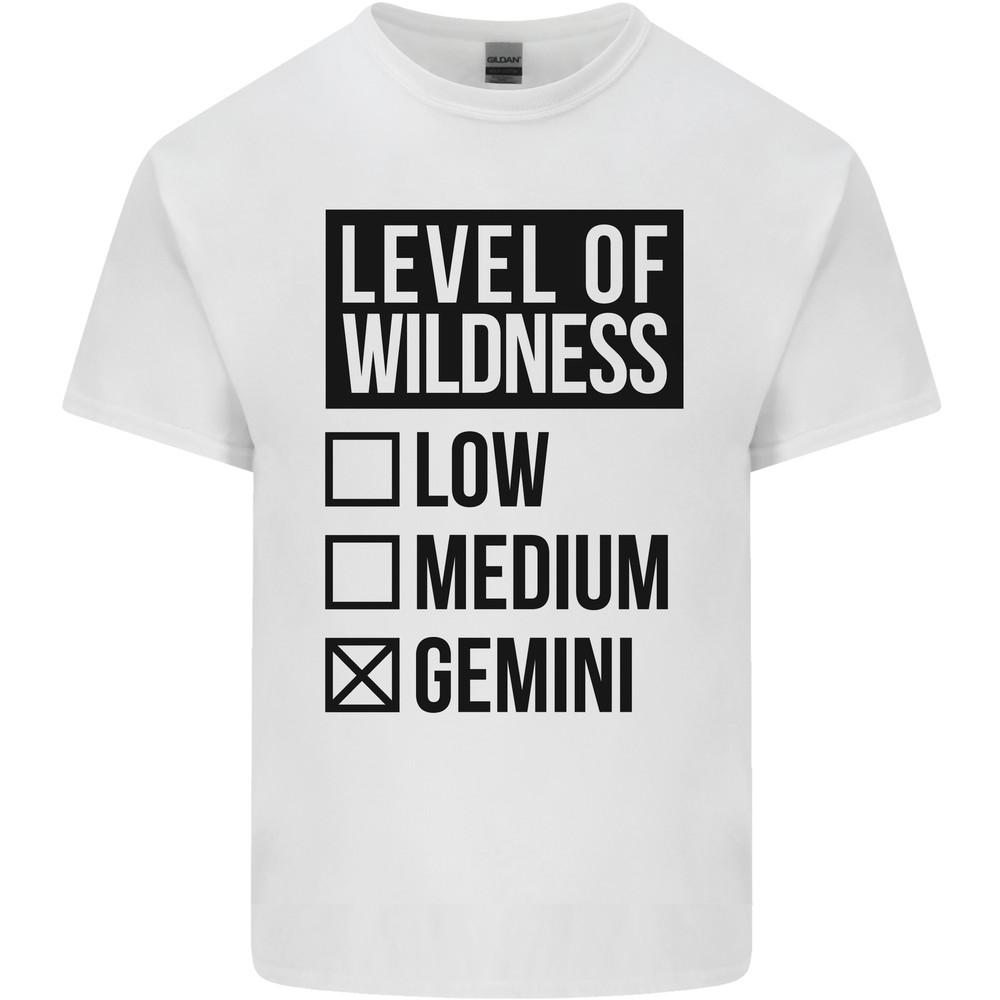 Levels of Wildness Gemini Mens Light Cotton T-Shirt