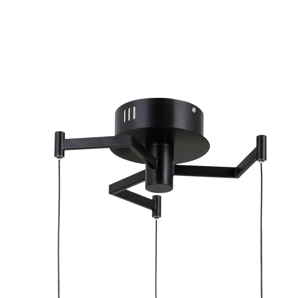 Lampa wisząca LED 15W FUENTE PND-34395-3-BK Italux