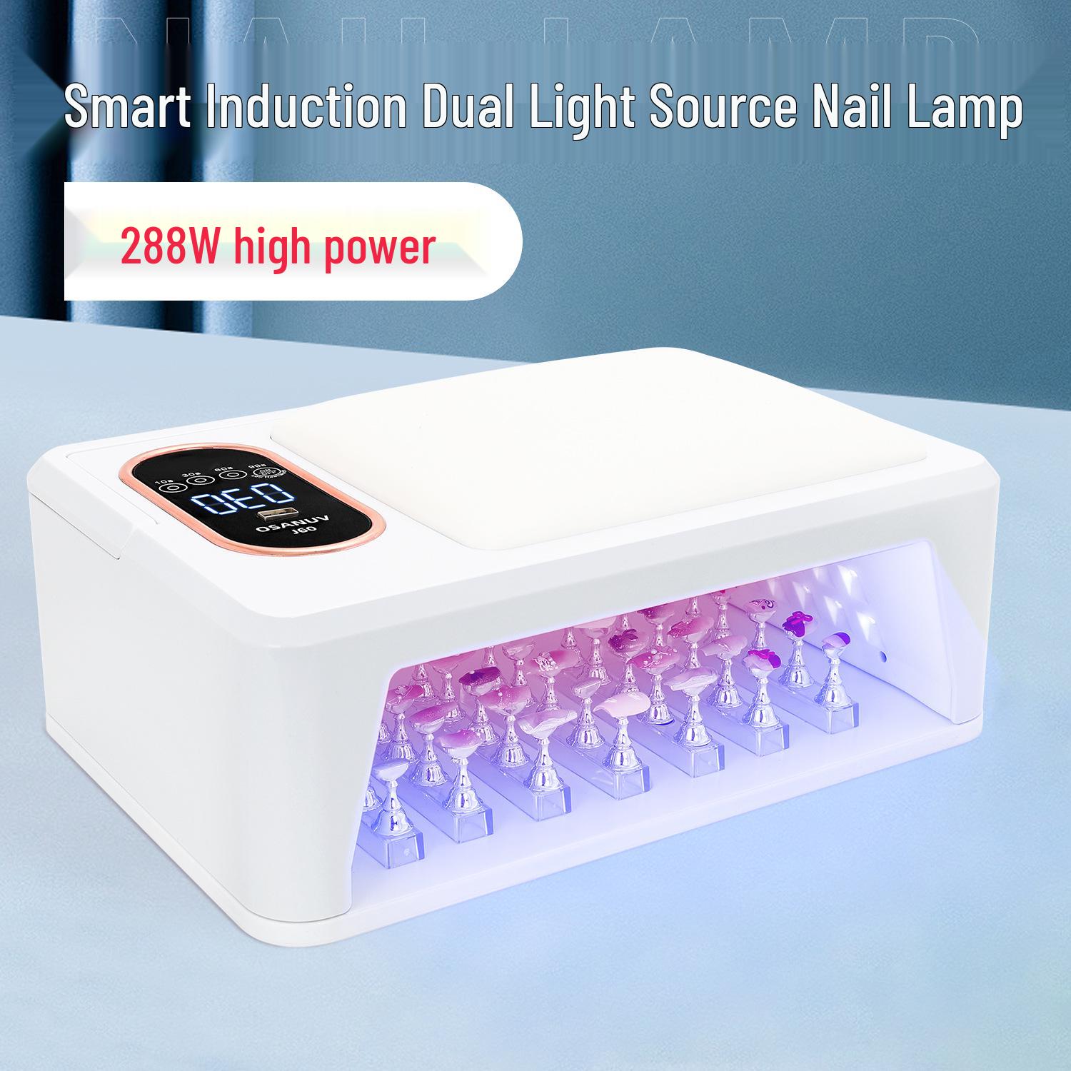 

288W Dual-Hand Ultra Power Nail Art Dryer & Light Therapy Lamp