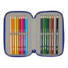 Real Madrid Triple Filled Pencil Case 37 Pcs 412624857 Blue