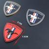 Car Sticker 1Pcs 3 Colors 6 * 7.5 Cm Metal Car Sticker For  Mustang Ford Shelby GT Logo Badge Car Body Fender Trunk Decoration A