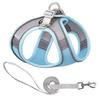 Guinzaglio per animali domestici con design riflettente notturno Rete jacquard traspirante Facile da indossare e togliere Attività all'aperto Guinzaglio per cani