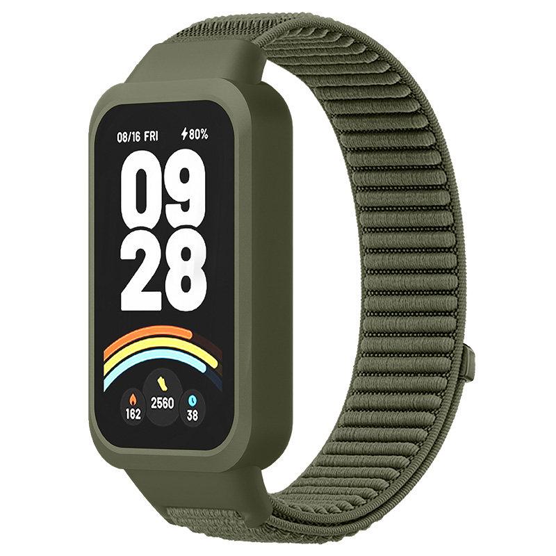Nylon Straps for Xiaomi Band 9 Active/Redmi Band 3 Smartwatch Bracelet Sport Breathable Loop Correa For Xiaomi Miband 9 Active