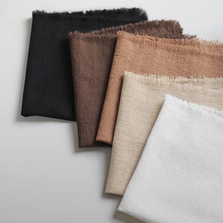 1PC Napkin Burlap Mouth Cloth Cotton Linen Party Holiday Decoration Table Runner Cross Border Factory Wholesale