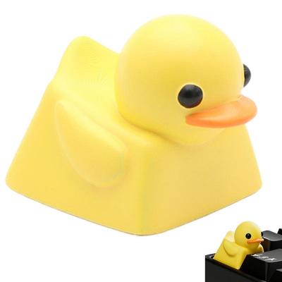 Enten-Tastenkappe ABS PVC Tastenkappen-Ersatz für mechanische MX-Tastaturen Niedliche Deko Spielzubehör Dekompressionszubehör