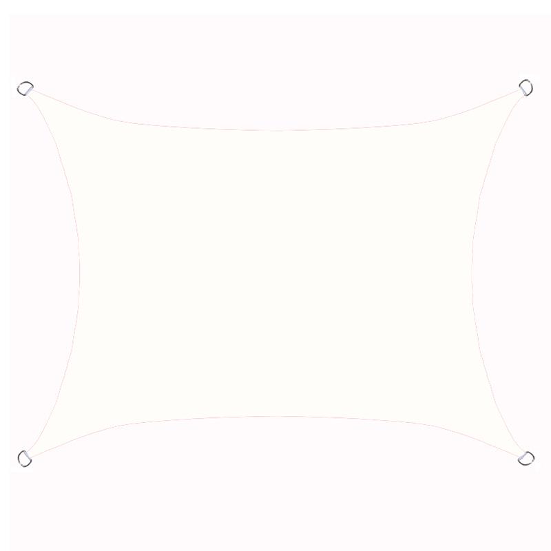 Rectangular 2x2.5m Waterproof, Sunproof, UV-Resistant Outdoor Shade Sail