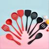 Silicone Kitchen Utensil Set, Food-grade Silicone, Including A Soup Ladle, Spatula, Rice Spoon, And Mixing Spoon