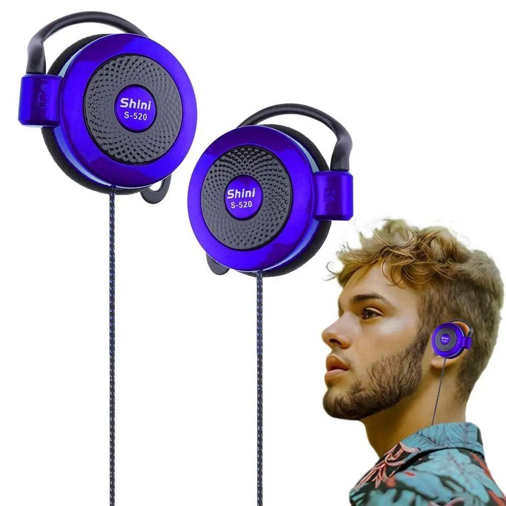 Stereo Ear Hanging Wired Headphones Ear Hanging 3.5mm Stereo Ear Hook  MP4