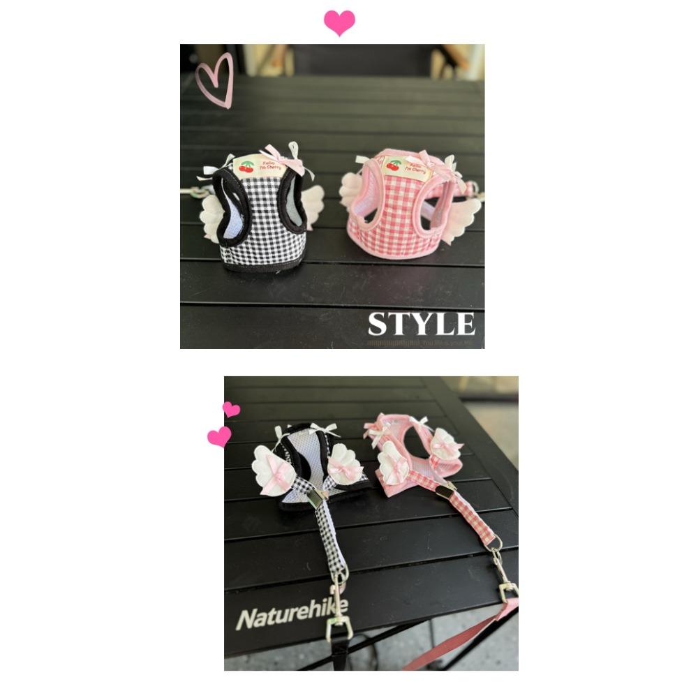 Pet Small Dog Cat Dog Traction Rope Small Wing Chest Strap Set