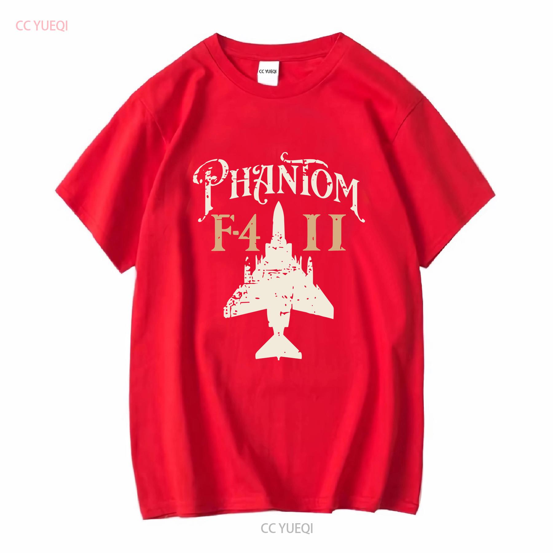 Vintage F 4 Phantom Ii Fighter Jet Aircraft Front And Back Premium T Shirt Size vintage Washed homme Casual Stylish graphic S