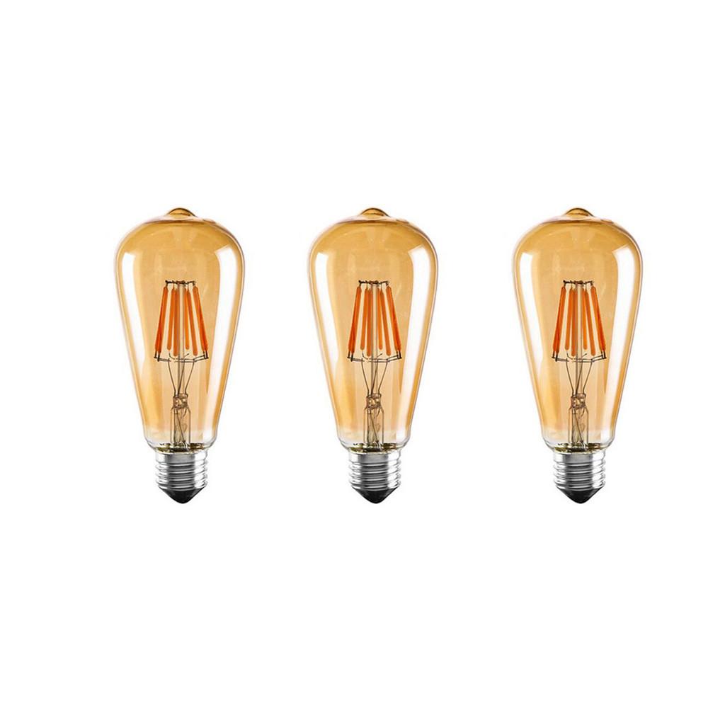 LED Bulb, Retro Bulbs Antique Bulb Lamp 4W 2300K E27 3 Pack
