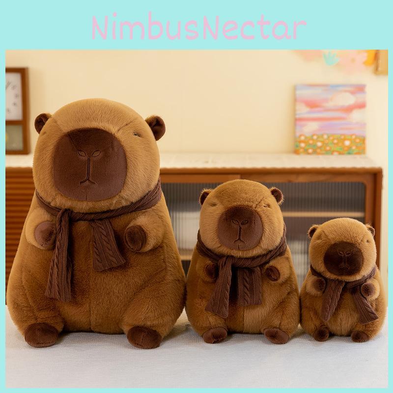 Simulated Capybara Animal Plush Doll Childrens Birthday Gifts Decorations Home