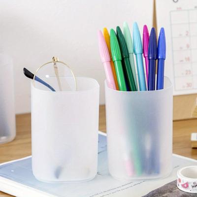 Klare Kunststoff-Schreibtisch-Organizer-Behälter - Multifunktionale Aufbewahrung für Stifte, Make-up-Pinsel, Schule, Zuhause, Arbeitsplatz
