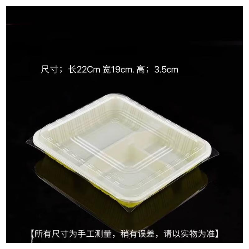 Saikeyou Disposable PP Plastic Takeout Meal Boxes