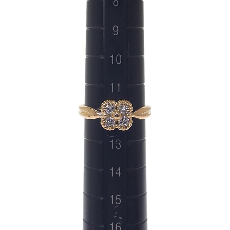VAN CLEEF & ARPELS #12(JP Size) Ring K18 Yellow Gold/diamond Women