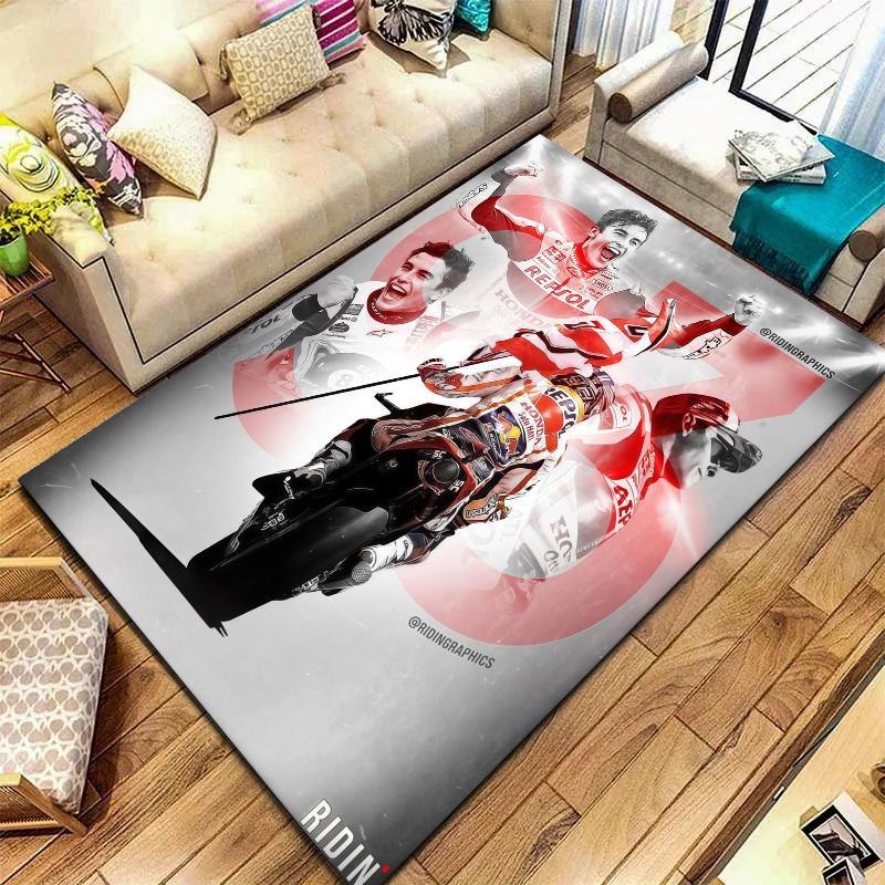 Marc Marquez Carpet Rug for Living Room Bedroom Home Sofa Decoration,Kids play Nonslip Floor Mat