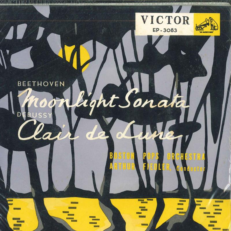 7inch Record BOSTON POPS ORCHESTRA - Moonlight song / Moonlight EP3083 VICTOR Japan Classical Used