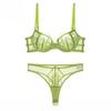 Krajková sexy ultratenká push-up podprsenka pro ženy