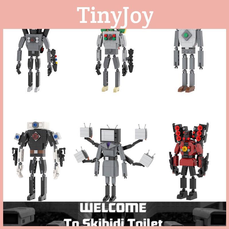 Moc Skibidi Toilet Vs. Speaker Tv Building Blocks Plastic Diy Toy Set Pieces)
