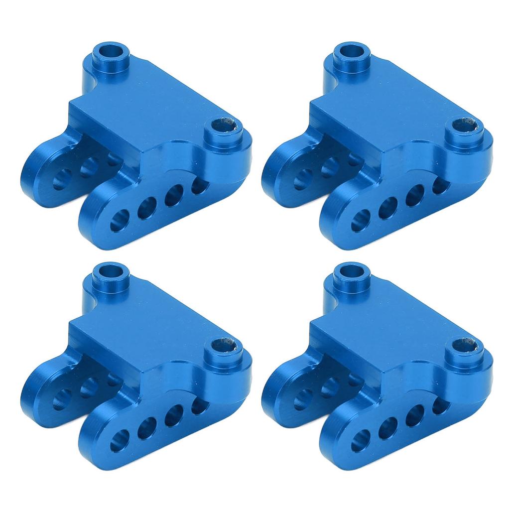 2Pack RC Front Rear Axle Lower Shock Mount Bracket Aluminium for LOSI 1 8 LMT SOLID AXLE Monster TruckBlue