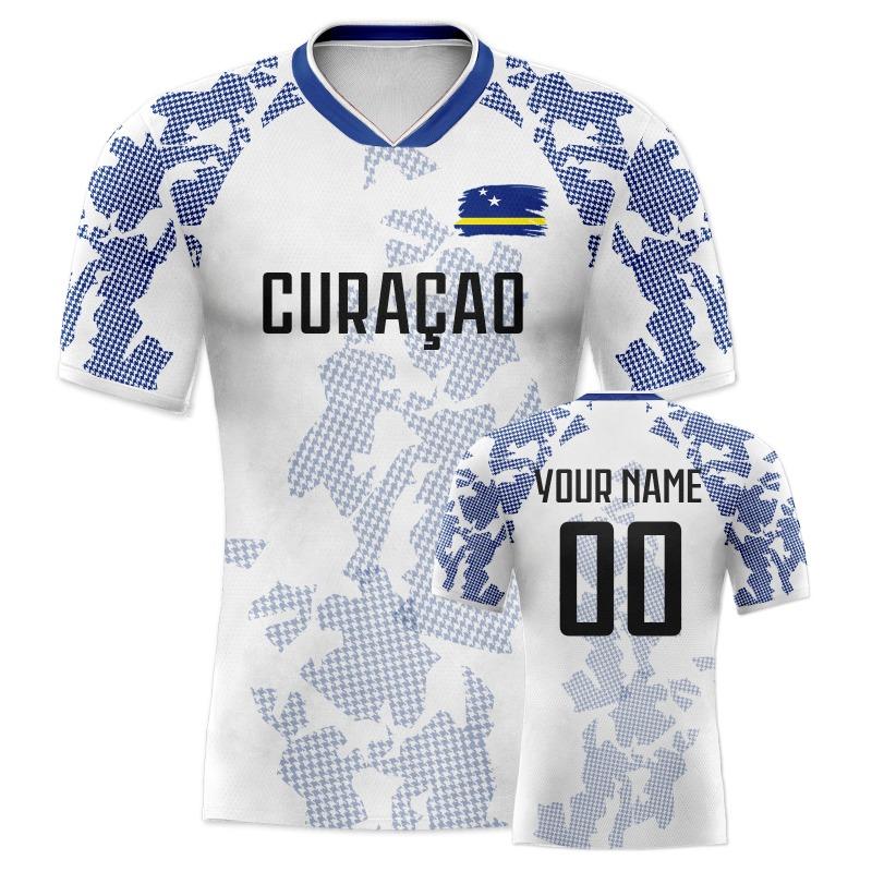 Maglia da Calcio Traspirante con Scollo a V Maglia Squadra di Calcio per Uomini Donne Bambini