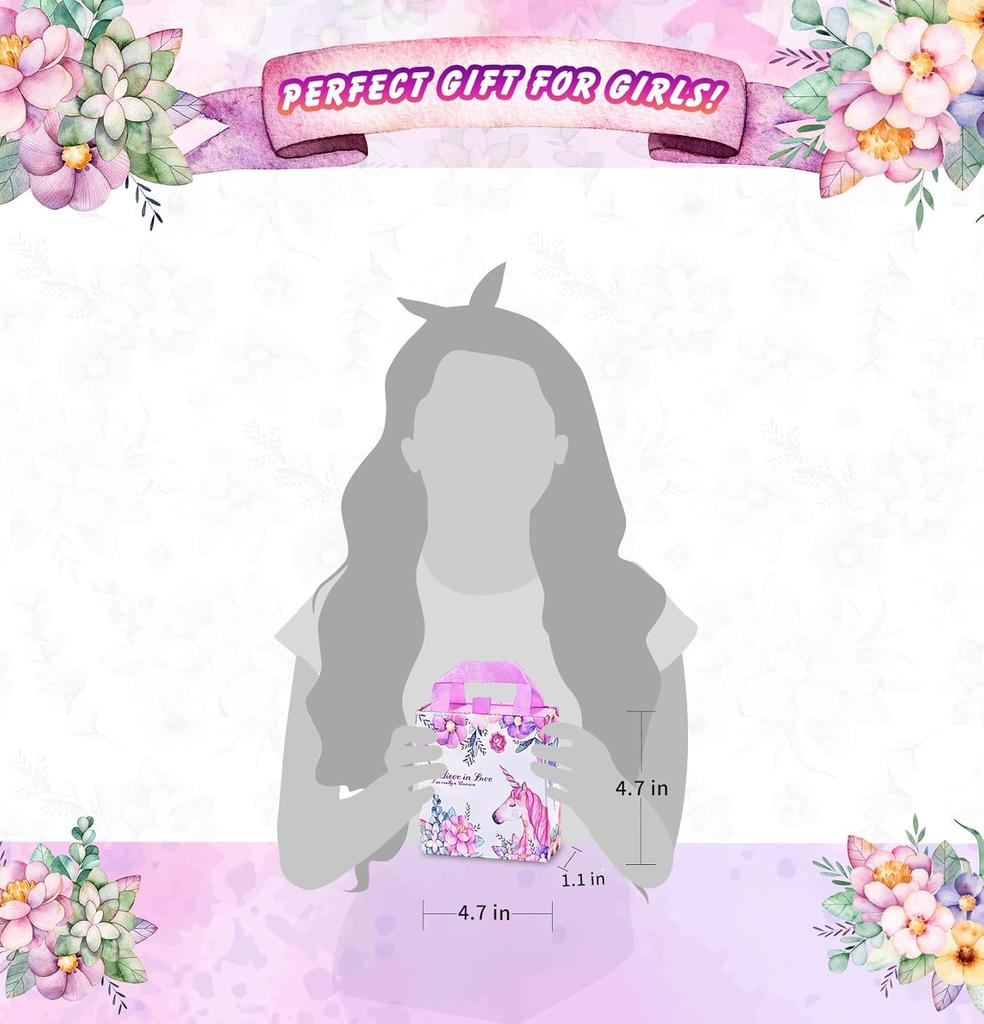 Charm Bracelet Making Kit, A Unicorn Girls Toy That Inspires Creativity and Imagination, Crafts for Ages 8-12 with Jewelry Making&Art KitPerfectGifts