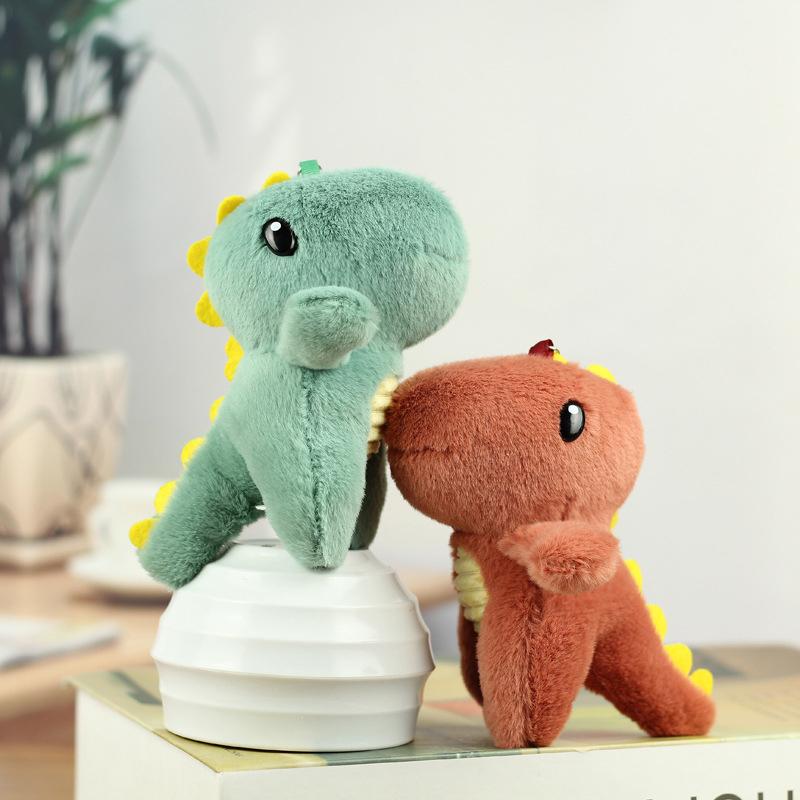 1 Adet Sevimli Dinozor Peluş Oyuncak Bebek Kolye Anahtarlık Taşınabilir Peluş Oyuncak Bebek Anahtarlık Çanta Kolyesi