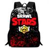 Brawl Stars School Bag High Definition Printing Multi-Function Lightweight Backpack