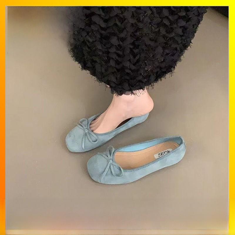 Ballerinas für Damen aus PU-Material mit weicher Sohle für den täglichen Gebrauch Frühling 2024