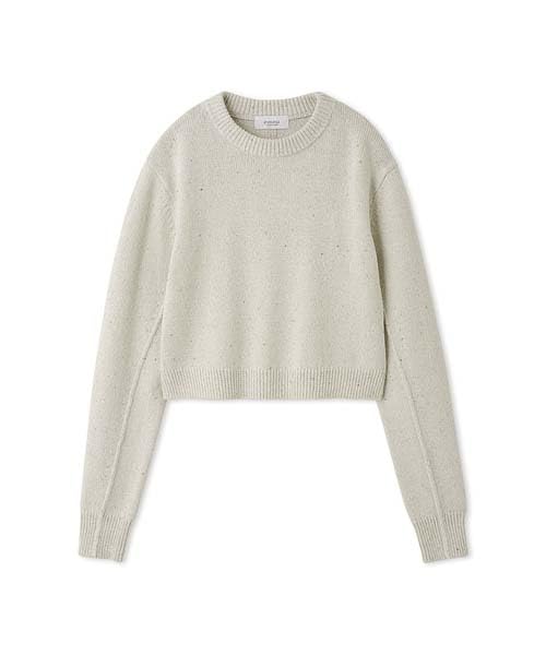 Emi Eco Knit Pullover 13WNT251052 IVR Free Size Small Lamé Women's