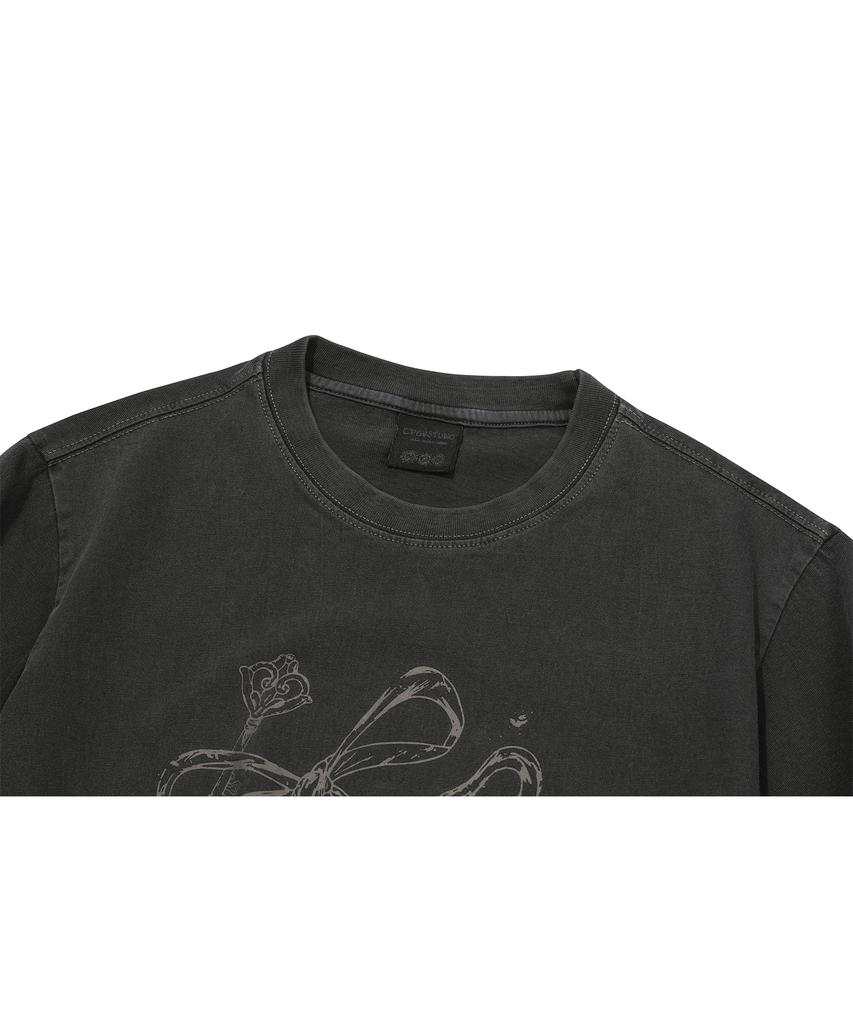 CPGN STUDIO Pouhartkey Short-Sleeve T-Shirt Pigment Black