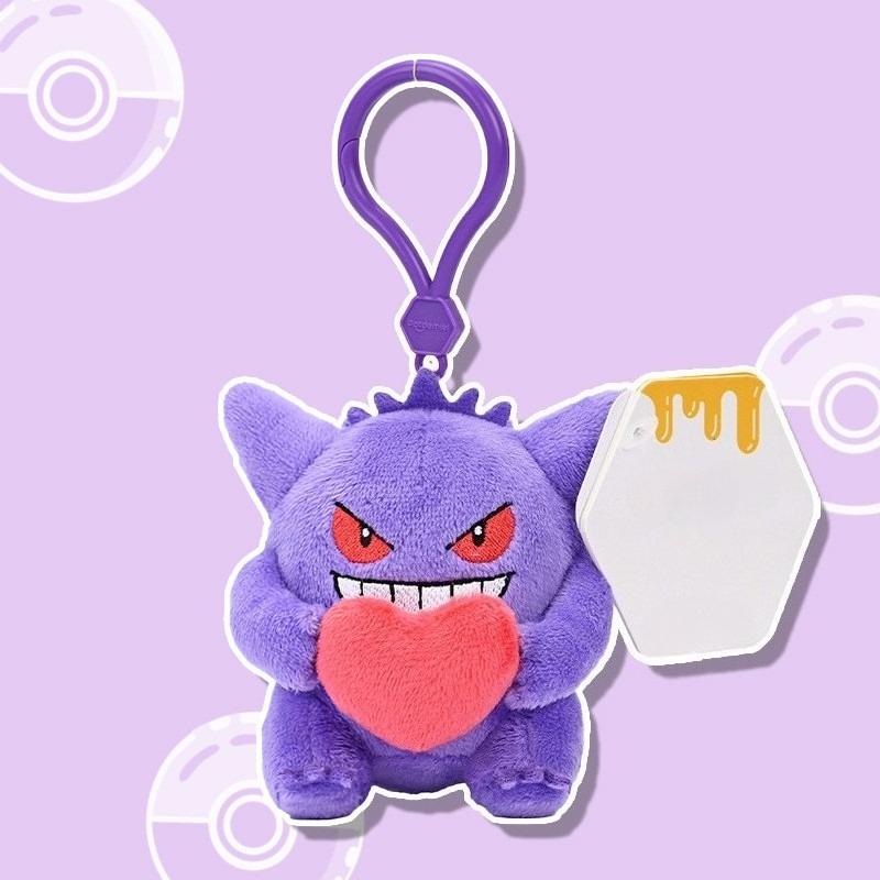 Kawaii Anime Plush Keychain Pikachu Eevee Mew Squirtle Bulbasaur Soft Stuffed Toy Bag Charm Pendant Kids Birthday Gift