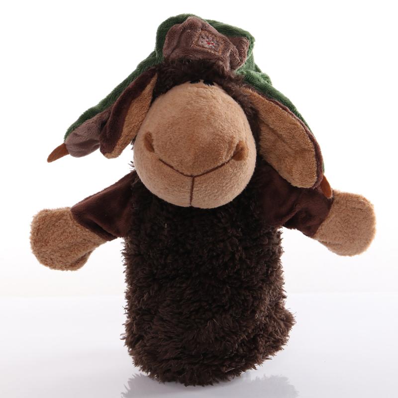 25cm Păpușă de Mână Drăguță Jucării de Pluș cu Animale Păpuși de Mână Educative pentru Bebeluși Păpușă Desen Animat pentru Joc de Rol Spunere Povești Jucărie pentru Copii