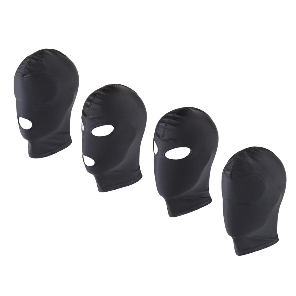 Breathable Zentai Cosplay Costume Hood Mask Unisex Headgear