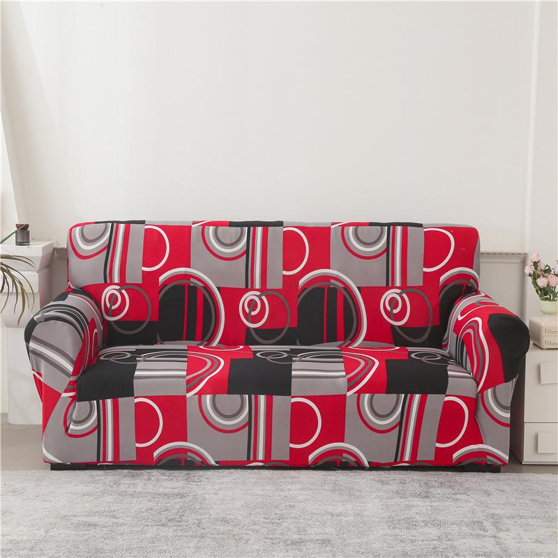 All inclusive Anti-slip Sofa Cover for All Seasons Removable and Washable Cover Nordic Style Fabric Sofa Towel L Shaped Imperial Concubine Couch 90-140cm