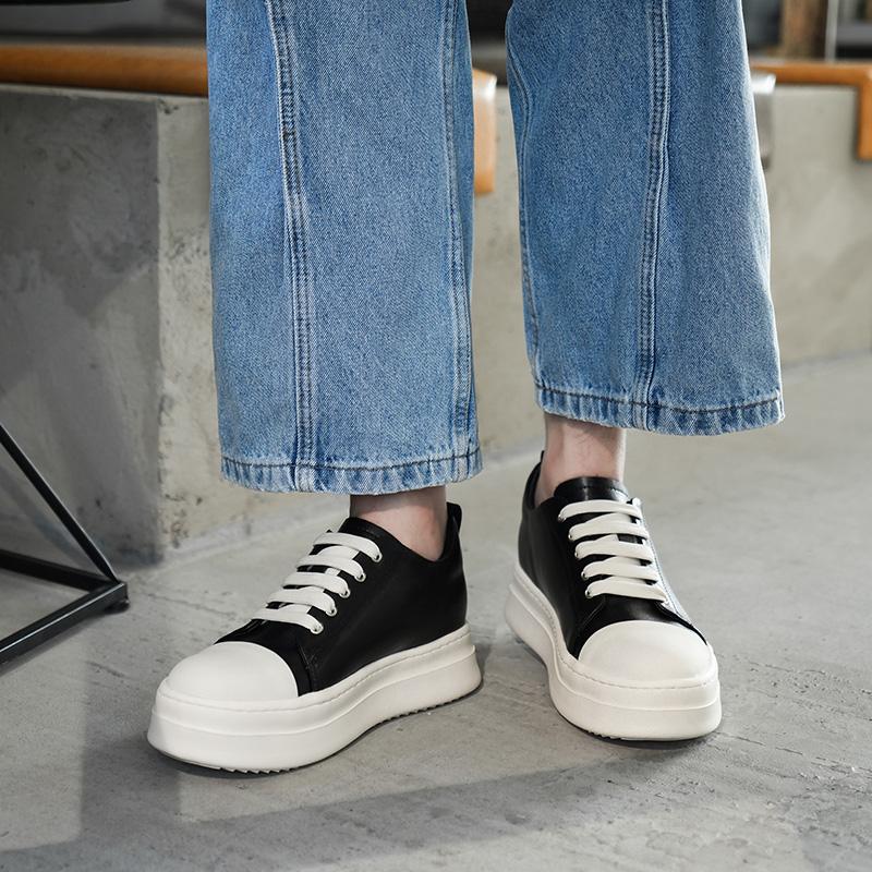 Fashion Leisure Walk Skateboard Footwear Thick Bottom Men's Tenis Masculino Fashion Outdoor Sneakers Versatile Soft Male Casual Shoes