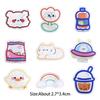 Clip Cartoon Letter Clip Index Clamp Paper Clip Transparent Clip Binder Clips Snacks Sealing Clip