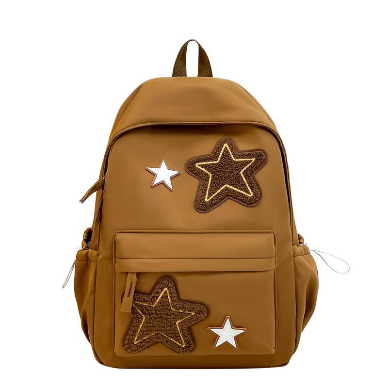 Schoolbag Schoolbag Female Japanese Ins Cute Girl Niche Design Backpack Large Capacity Lightweight Casual Star Backpack