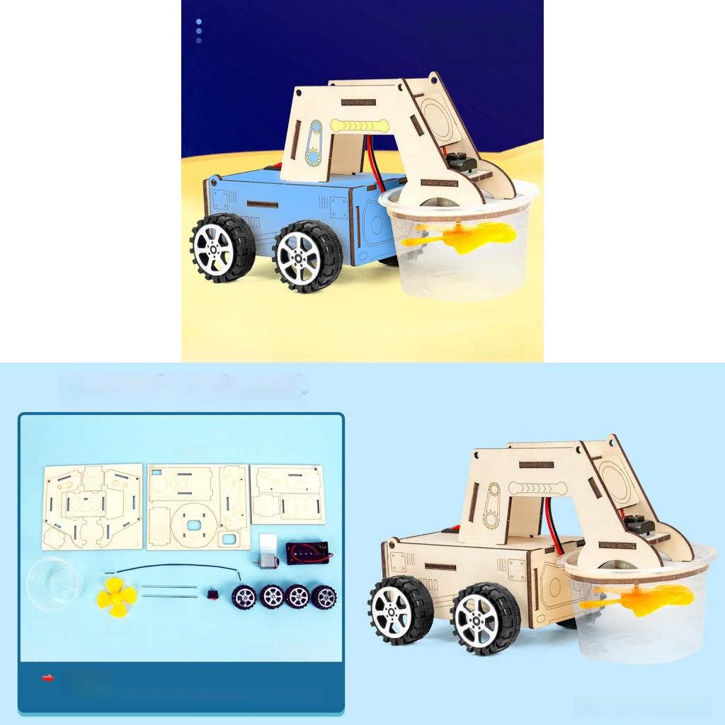 Space Exploration Mars Cleaning Robot Diy Model With Electric Motor For Science Education