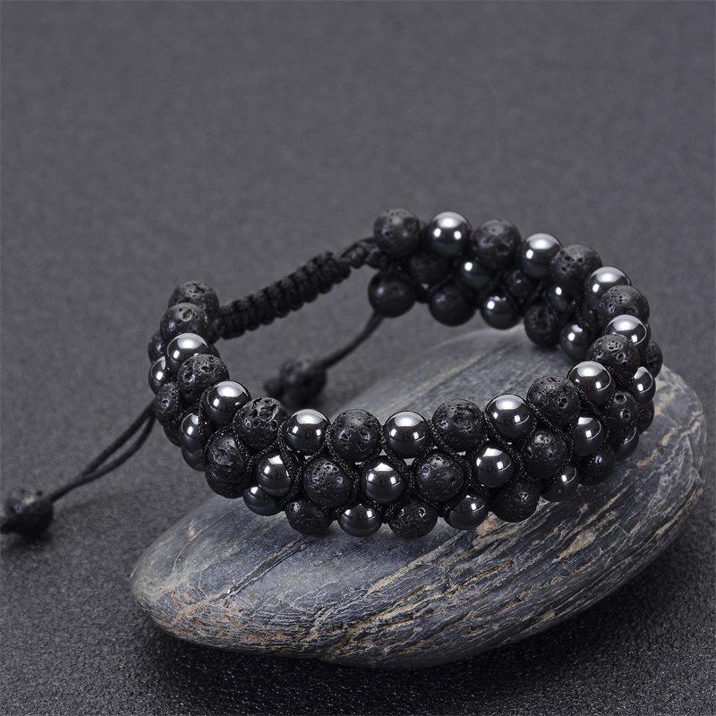 JYL TS Bracelet Yoga  Elephant Design Cute Brings Luck & Wisdom 6MM Colorful Natural