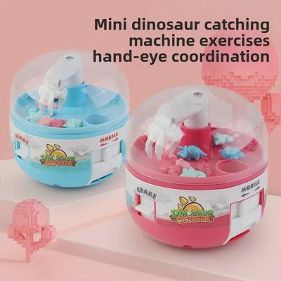 Mini Dinosaur Claw Machine Gashapon Toy for Kids - Interactive Play Doll Machine