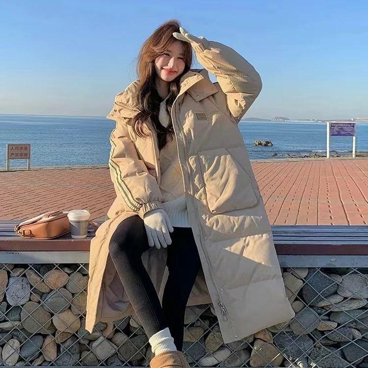 Thickened Cotton Long Overcoat for Women, Elegant and Warm Coat for  Winter