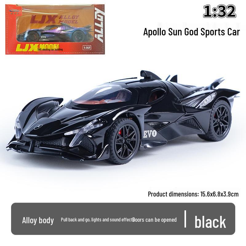 Apollo Sports Car 1:32 Alloy Model - Sun God Collection for Kids