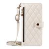 For Samsung Galaxy S24/Galaxy S25 Wallet Case with Straps,Rhombus Leather Stand Phone Cover