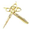 6.0 inch FJ--22 personalized golden wall, hair scissors, double sword type for hair scissors