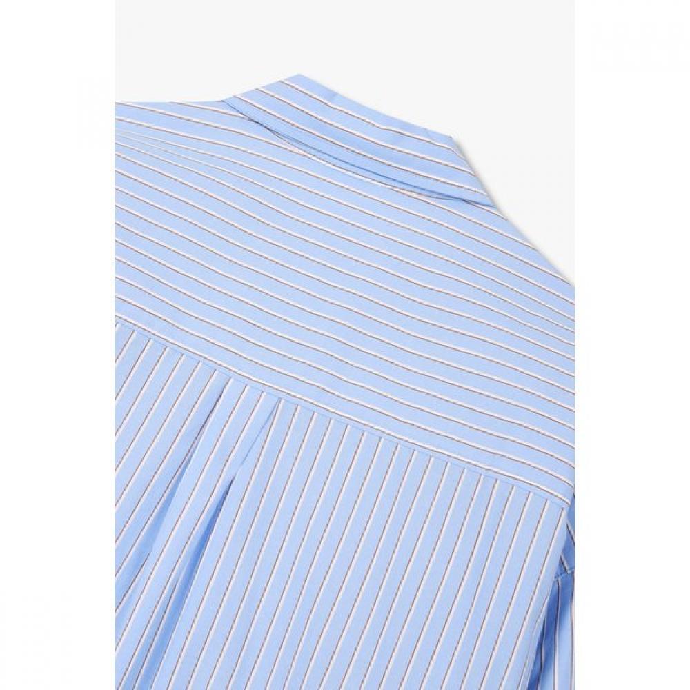 Studio Tomboy Stripe String Detail Shacket  9176221981 