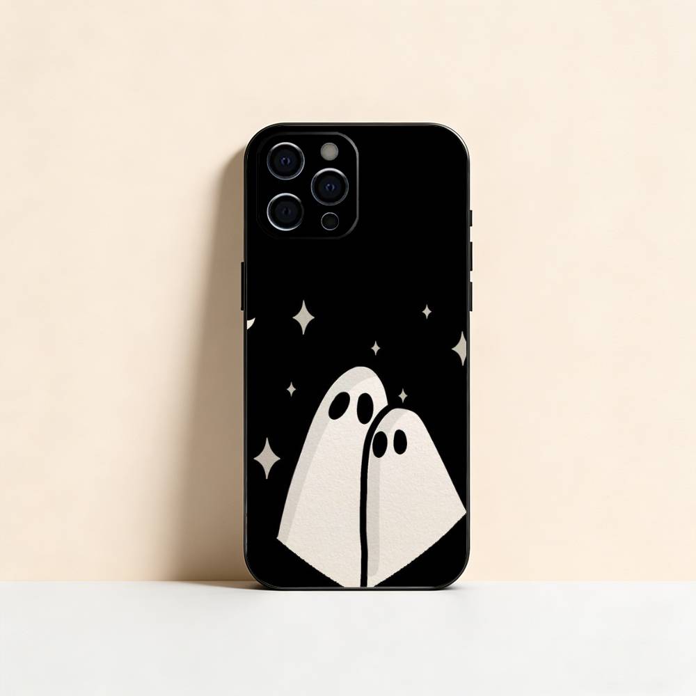 Stardust Ghost Phone Case Silicone Soft For IPhone 17 16 15 14 13 12 11 X XR Plus Pro Max Plus